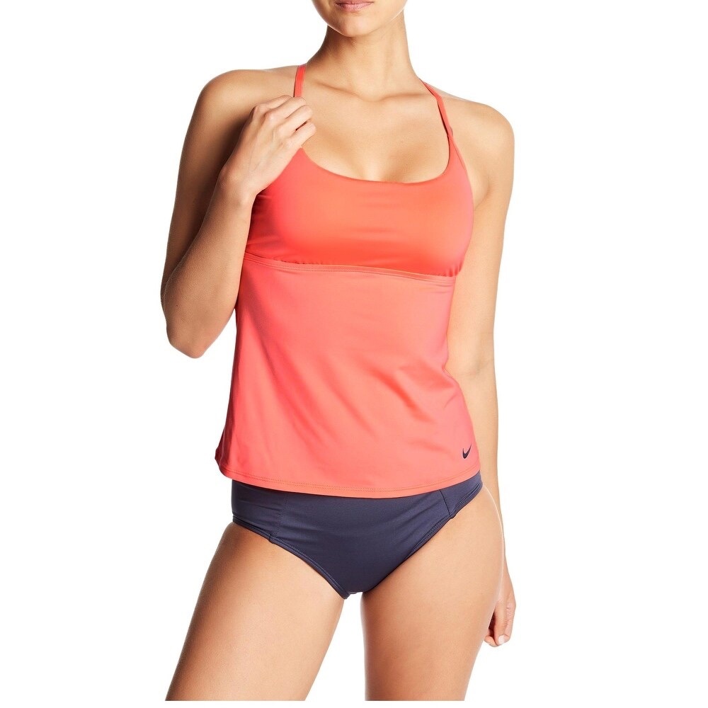 Nike Adjustable Cross-Back Tankini Top